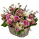 floral arrangement in a basket. Nepal